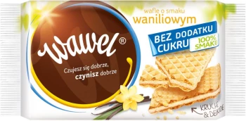 Wafle Wawel bez dodatku cukru, waniliowy, 110g