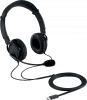 Słuchawki przewodowe Kensington USB-C Hi-Fi, z mikrofonem, czarny