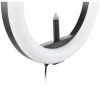 Lampa pierścieniowa Kensington L1000, z uchwytem na kamerę internetową, biało-czarny
