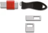 Blokada portów USB Kensington, z zaślepkami, srebrny