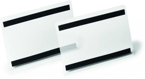Kieszeń magazynowa Durable Hard Cover, magnetyczna, A5, 10 sztuk, transparentny