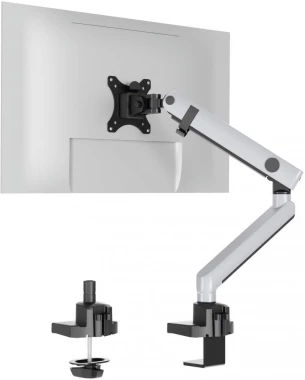 Uchwyt z ramieniem Durable Select Plus, do 1 monitora, z mocowaniem do stołu, srebrny