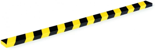 Profil ochronny ostrzegawczy Durable S20, ochrona powierzchni, powierzchnia kleju 60mm, 1m, żółto-czarny