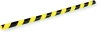 Profil ochronny ostrzegawczy Durable S30R, ochrona powierzchni, powierzchnia kleju 32mm, 1m, żółto-czarny
