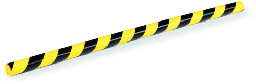 Profil ochronny ostrzegawczy Durable E8R, ochrona krawędzi,  wcięcie 8mm, 1m, żółto-czarny