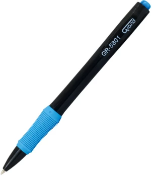Długopis automatyczny Grand GR-5801, 0.7mm, niebieski, czarna obudowa