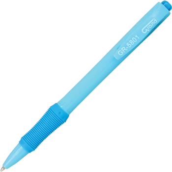 Długopis automatyczny Grand GR-5801, 0.7mm, niebieski, niebieska obudowa
