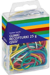 Gumki recepturki Grand, 57mm, 25g, mix kolorów