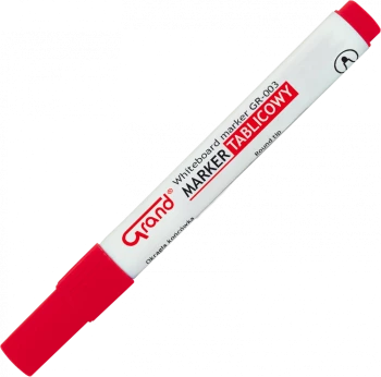 Marker suchościeralny Grand GR-003, okrągła, czerwony