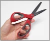 Nożyczki biurowe Grand GR-6800, dla leworęcznych, teflonowe, 20.5cm, czerwono-szary