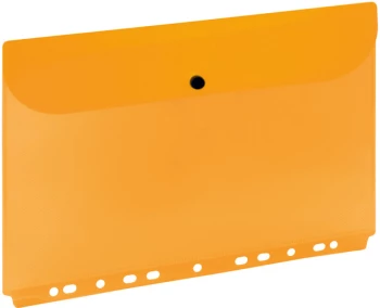 Teczka kopertowa Grand ZP045A, A4, na zatrzask, europerforacja, pomarańczowy
