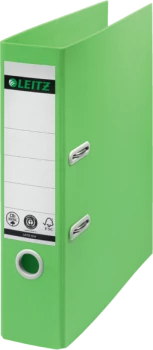Segregator Leitz 180 Recycle, A4, szerokość grzbietu 80mm, do 600 kartek, zielony