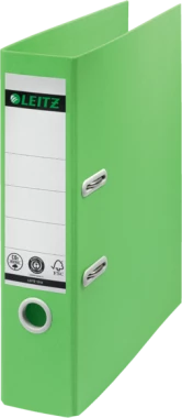 Segregator Leitz 180 Recycle, A4, szerokość grzbietu 80mm, do 600 kartek, zielony