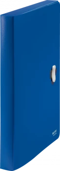 Teczka poszerzana Leitz Recycle, A4, 38mm, na klips, niebieski