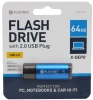 Pendrive aluminiowy Platinet X-Depo, 64GB, USB 2.0, niebieski