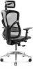 Fotel ergonomiczny Diablo Basic, czarno-szary