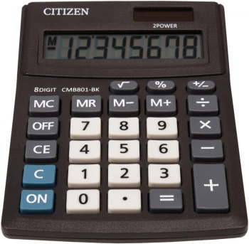 Kalkulator biurowy Citizen CMB801-BK, 8 cyfr, czarny