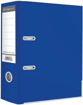 Segregator Interdruk, A4, szerokość grzbietu 75mm, niebieski