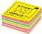 Karteczki samoprzylepne Interdruk, 50x50mm, 250 karteczek,  mix kolorów neonowych