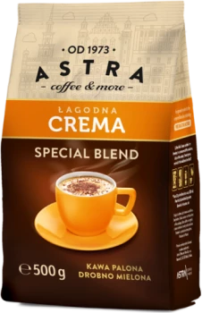 Kawa mielona Astra Łagodna Crema, 500g