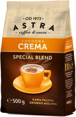Kawa mielona Astra Łagodna Crema, 500g