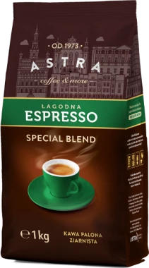 Kawa ziarnista Astra Łagodna Espresso, 1kg