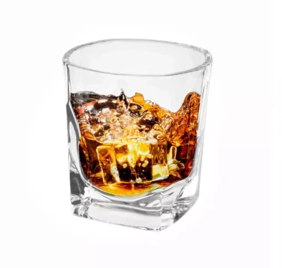 Szklanki do whisky Altom Design Stephanie Optic, 280ml, szkło, komplet 6 sztuk, przezroczysty