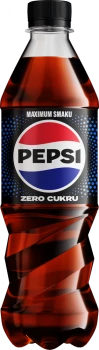 Napój gazowany Pepsi Zero, butelka PET, 0.5l