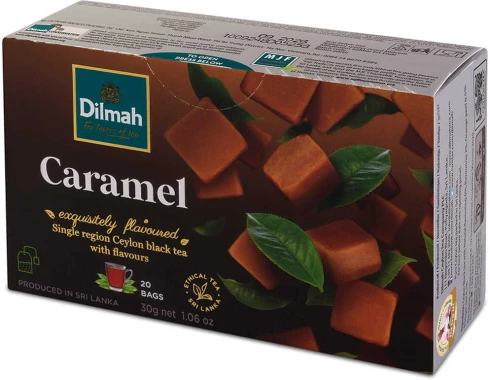 Herbata w torebkach Dilmah Caramel, karmelowa, 20 sztuk x 1.5g