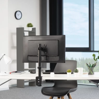 Ramię na 1 monitor Hama Standard, z mocowaniem do biurka, czarny