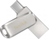 Pendrive SanDisk Ultra Dual Drive Luxe, 64GB, obracany, USB 3.1, srebrny