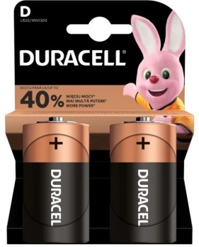 Bateria alkaliczna Duracell LR20/D, 2 sztuki