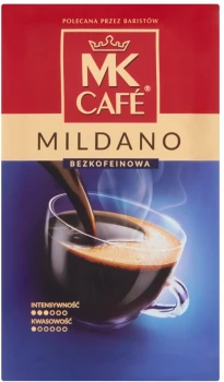 Kawa mielona MK Cafe Mildano, bezkofeinowa, 250g