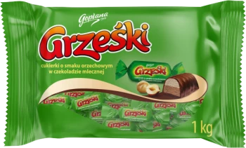 Cukierki Grześki, orzechowy w czekoladzie, 1kg