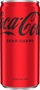 Napój gazowany Coca-Cola Zero, puszka, 0.2l