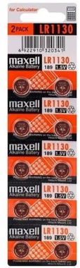 Bateria alkaliczna Maxell LR1130/ G10/ AG10/ LR54, 10 sztuk