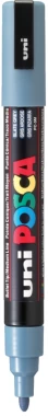Marker z farbą plakatową Uni Posca PC-5M, okrągła, ciemnoszary
