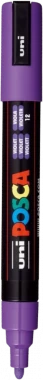 Marker z farbą plakatową Uni Posca PC-5M, okrągła, fioletowy