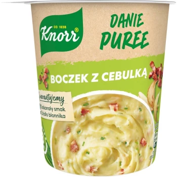 Danie w kubku Knorr Danie Puree, boczek z cebulką, 51g