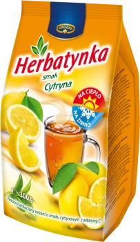 Herbata rozpuszczalna Herbatynka Krüger, cytryna z wit C, 300g