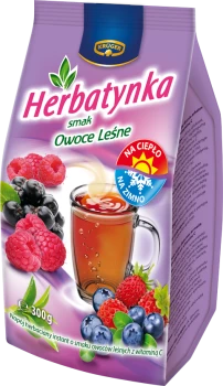 Herbata rozpuszczalna Herbatynka  Krüger, owoce leśne z wit C, 300g