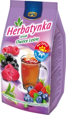 Herbata rozpuszczalna Herbatynka  Krüger, owoce leśne z wit C, 300g