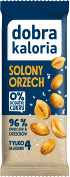 Baton owocowy dobra kaloria, solony orzech, 35g