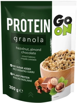 Granola proteinowa Sante Go On Protein, orzechowa z czekoladą, 300g