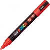 Marker z farbą plakatową Posca PC-5M, okrągła, czerwony
