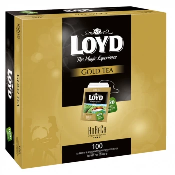 Herbata czarna w kopertach Loyd Horeca Gold Tea, 100 sztuk x 2g