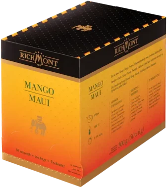 Herbata owocowa w torebkach Richmont Mango Maui, mango, 50 sztuk x 6g