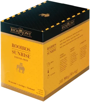Herbata ziołowa w torebkach Richmont Rooibos Sunrise, 50 sztuk x 6g