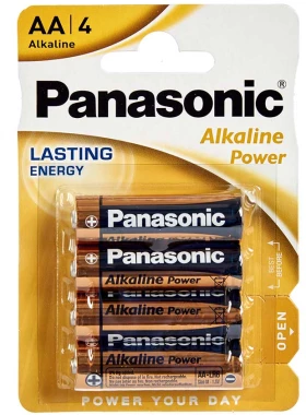 Bateria alkaliczna Panasonic Alkaline Power, AA, 1.5V, LR6, 4 sztuki