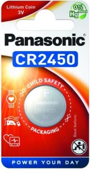 Bateria litowa Panasonic, 3V, CR2450, 1 sztuka